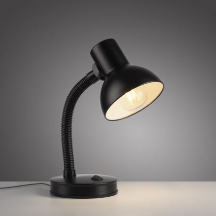 JUST LIGHT. 11080-18 - Taipuisa pöytävalaisin FLEXI 1xE27/25W/230V musta