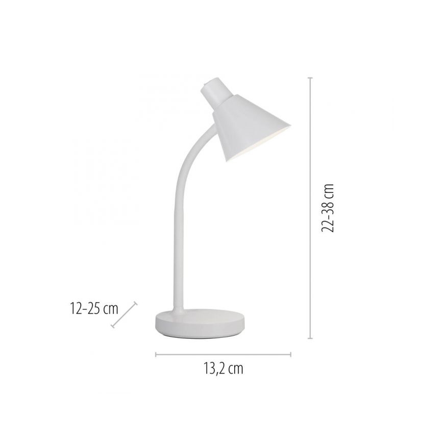 JUST LIGHT. 11248-16 - Joustava LED-pöytälamppu PIXIE LED/4,5W/230V valkoinen