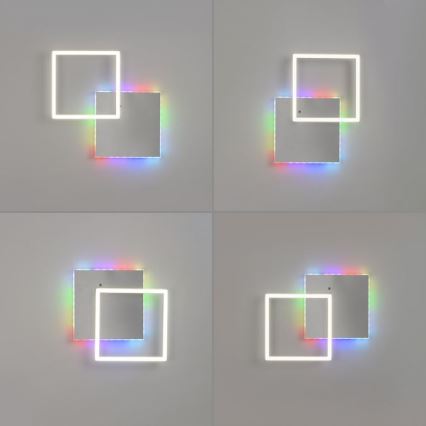 JUST LIGHT. 11327-95 - LED RGBW Himmennettävä kattovalo RENDA LED/31W/230V 2700-5000K + kauko-ohjaus