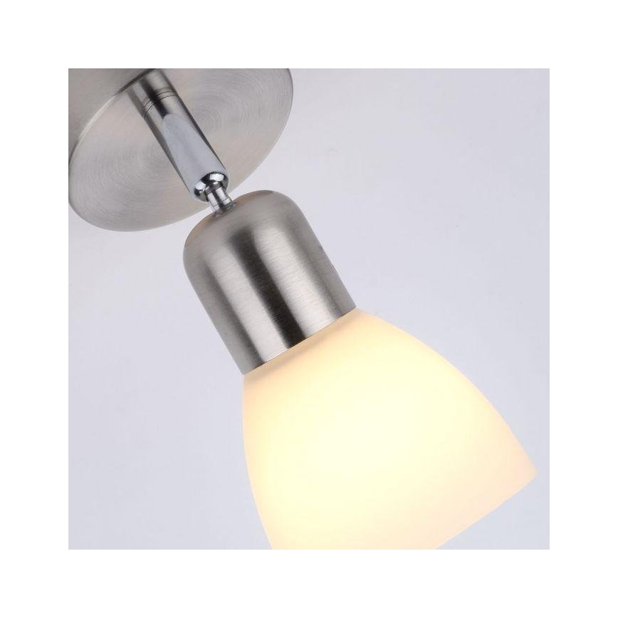 JUST LIGHT. 11951-55 - Seinäkohdevalo KARO 1xE14/40W/230V mattakromi