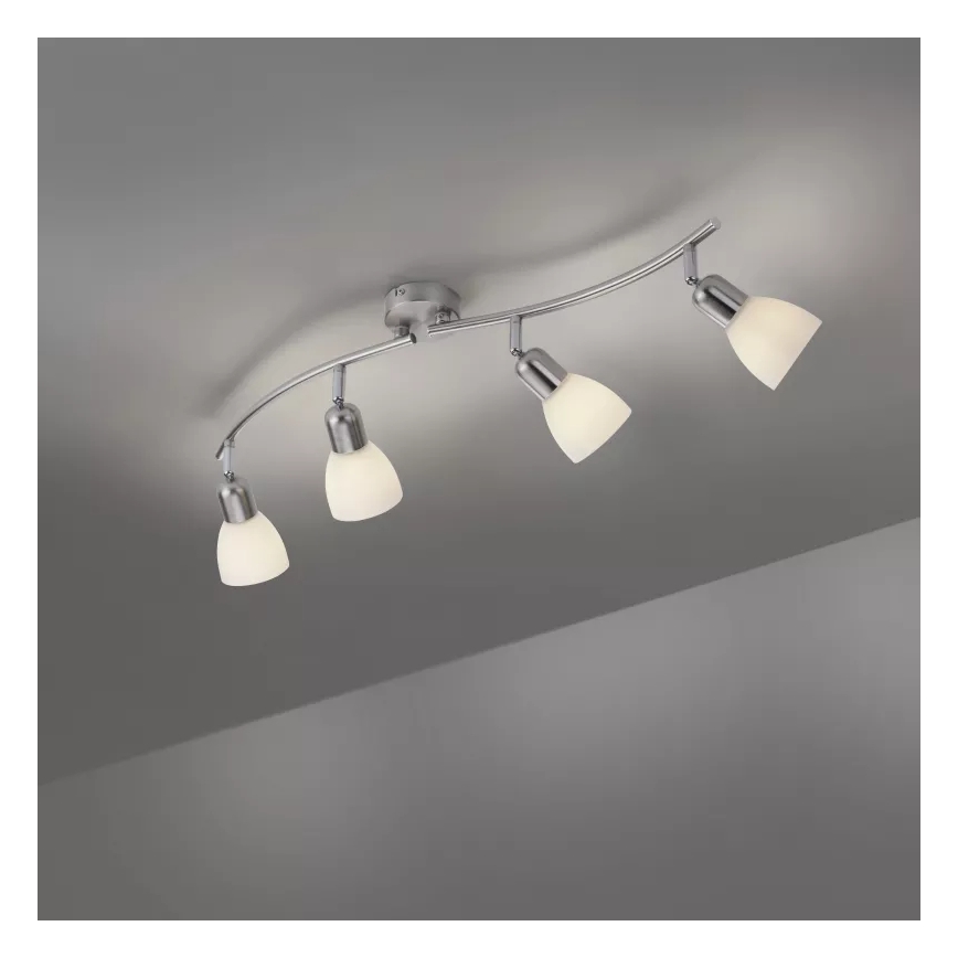 JUST LIGHT. 11954-55 - KARO-kohdevalaisin 4xE14/40W/230V mattakromi