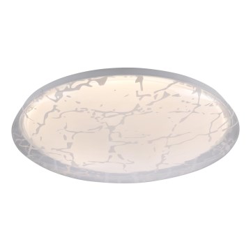 JUST LIGHT. 14008-16 - LED-himmennettävä kattovalaisin ART PLAFO LED/20W/230V 2700-6500K halkaisija 38 cm valkoinen + kaukosäädin
