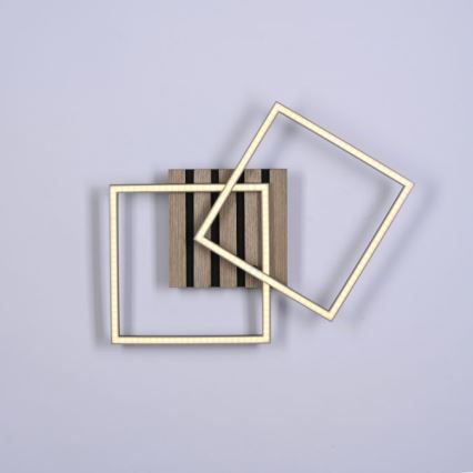 JUST LIGHT. 14053-79 - LED-kattovalaisin AKUSTIKA LED/15W/230V tammi/musta