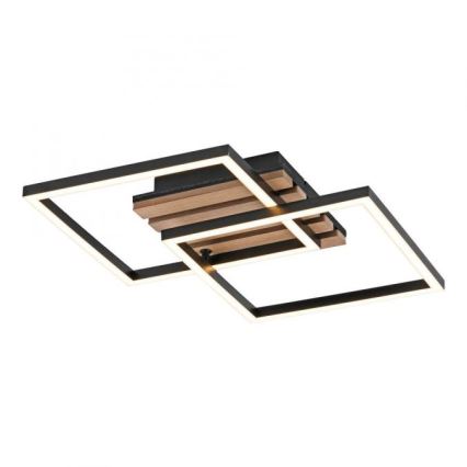 JUST LIGHT. 14053-79 - LED-kattovalaisin AKUSTIKA LED/15W/230V tammi/musta