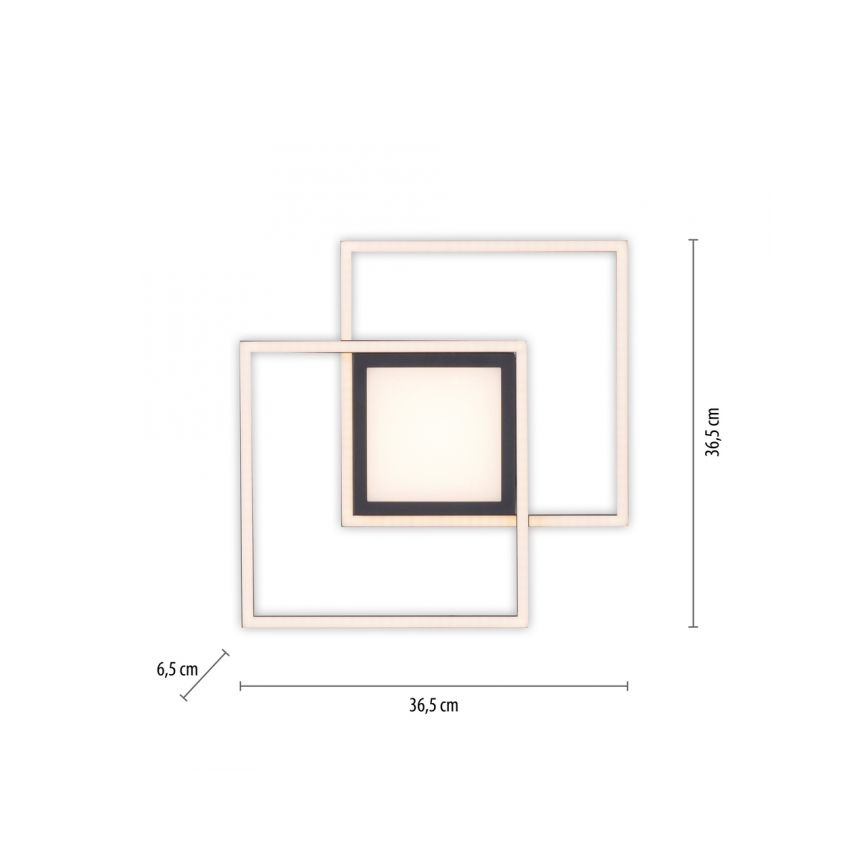 JUST LIGHT. 14144-18 - LED-kattovalaisin ASMIN LED/26W/230V