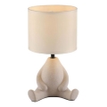JUST LIGHT. 14190-39 - Pöytälamppu TED 1xE27/25W/230V beige