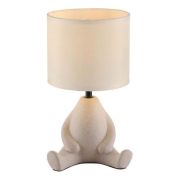 JUST LIGHT. 14190-39 - Pöytälamppu TED 1xE27/25W/230V beige