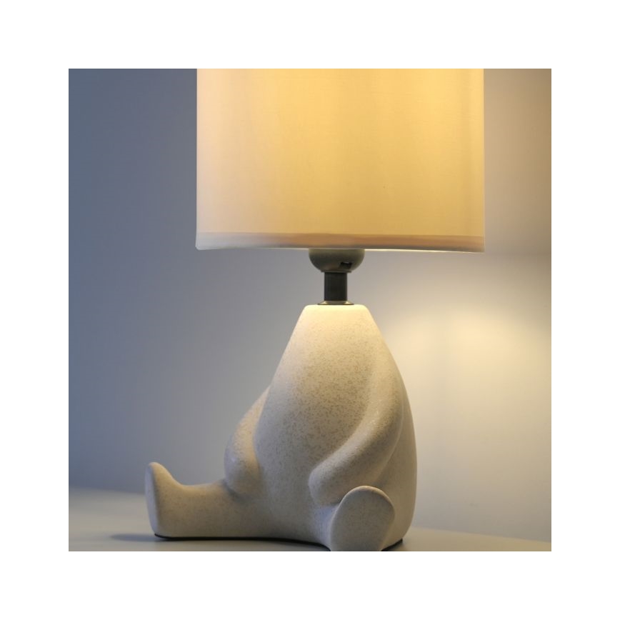 JUST LIGHT. 14190-39 - Pöytälamppu TED 1xE27/25W/230V beige