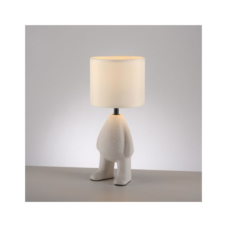 JUST LIGHT. 14191-39 - Pöytävalaisin TED 1xE27/25W/230V beige