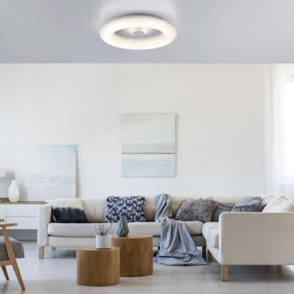 JUST LIGHT. 14383-16 - Himmennettävä LED-kattovalaisin VERTIGO LED/26W/230V 2700-5000K valkoinen + kauko-ohjaus