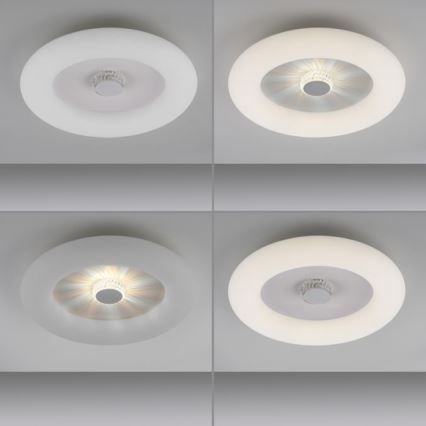 JUST LIGHT. 14383-16 - Himmennettävä LED-kattovalaisin VERTIGO LED/26W/230V 2700-5000K valkoinen + kauko-ohjaus
