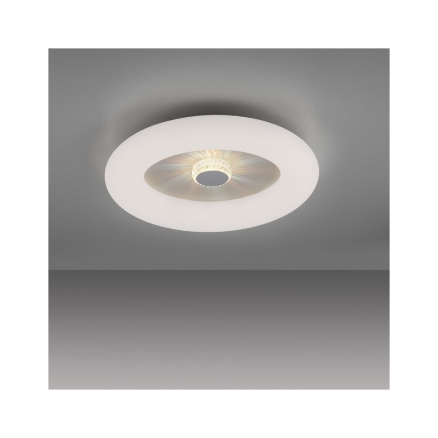 JUST LIGHT. 14383-16 - Himmennettävä LED-kattovalaisin VERTIGO LED/26W/230V 2700-5000K valkoinen + kauko-ohjaus