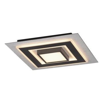 JUST LIGHT. 14439-21 - LED Kattovalaisin CICHIO LED/18,5W/230V + LED/9W 40x40 cm musta