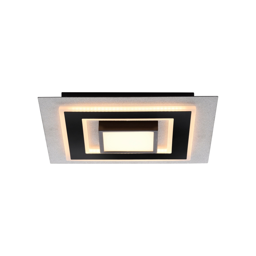 JUST LIGHT. 14439-21 - LED Kattovalaisin CICHIO LED/18,5W/230V + LED/9W 40x40 cm musta