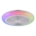 JUST LIGHT. 14623-16 - Himennettävä LED RGBW -kattotuuletin valolla BRENDA LED/22W/230V 3000–6000K Ø 46 cm valkoinen + kaukosäädin