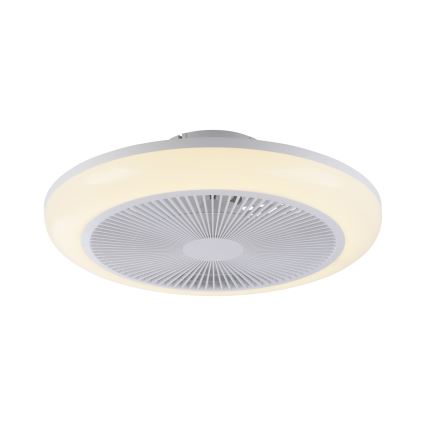 JUST LIGHT. 14623-16 - Himennettävä LED RGBW -kattotuuletin valolla BRENDA LED/22W/230V 3000–6000K Ø 46 cm valkoinen + kaukosäädin
