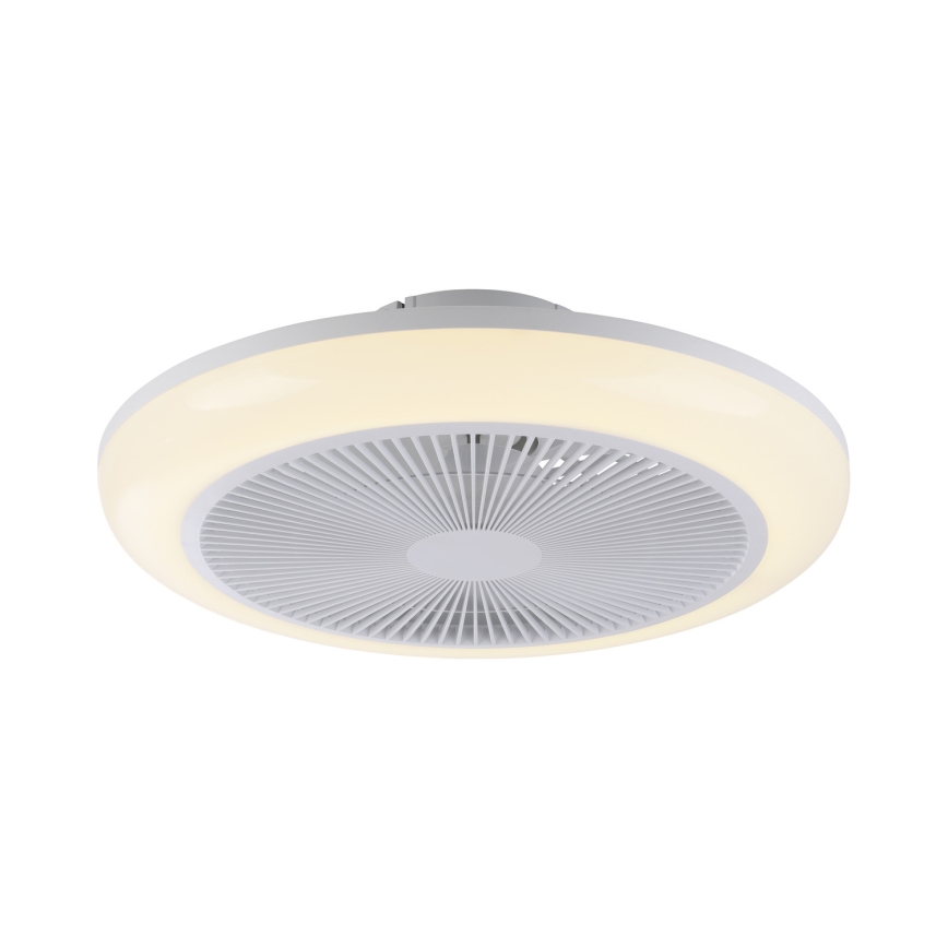 JUST LIGHT. 14623-16 - Himennettävä LED RGBW -kattotuuletin valolla BRENDA LED/22W/230V 3000–6000K Ø 46 cm valkoinen + kaukosäädin