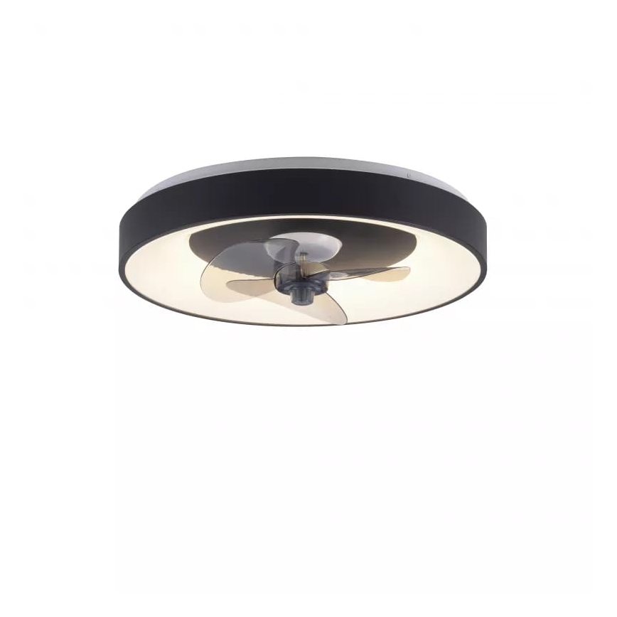 JUST LIGHT. 14644-18 - LED Himmennettävä kattovalaisin tuulettimella VENIKA LED/36W/230V halkaisija 48,6 cm 2700-5000K + kauko-ohjaus