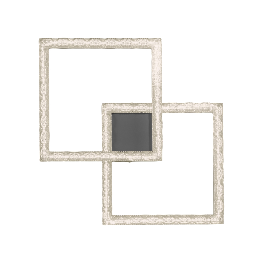 JUST LIGHT. 14732-18 - LED-kattovalaisin GLITRA LED/17,5W/230V 37,6x37,6 cm musta