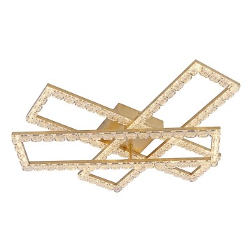 JUST LIGHT. 14733-60 - LED-kattovalaisin GLITRA LED/35W/230V 57,25x72,05 cm kultainen