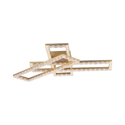 JUST LIGHT. 14733-60 - LED-kattovalaisin GLITRA LED/35W/230V 57,25x72,05 cm kultainen