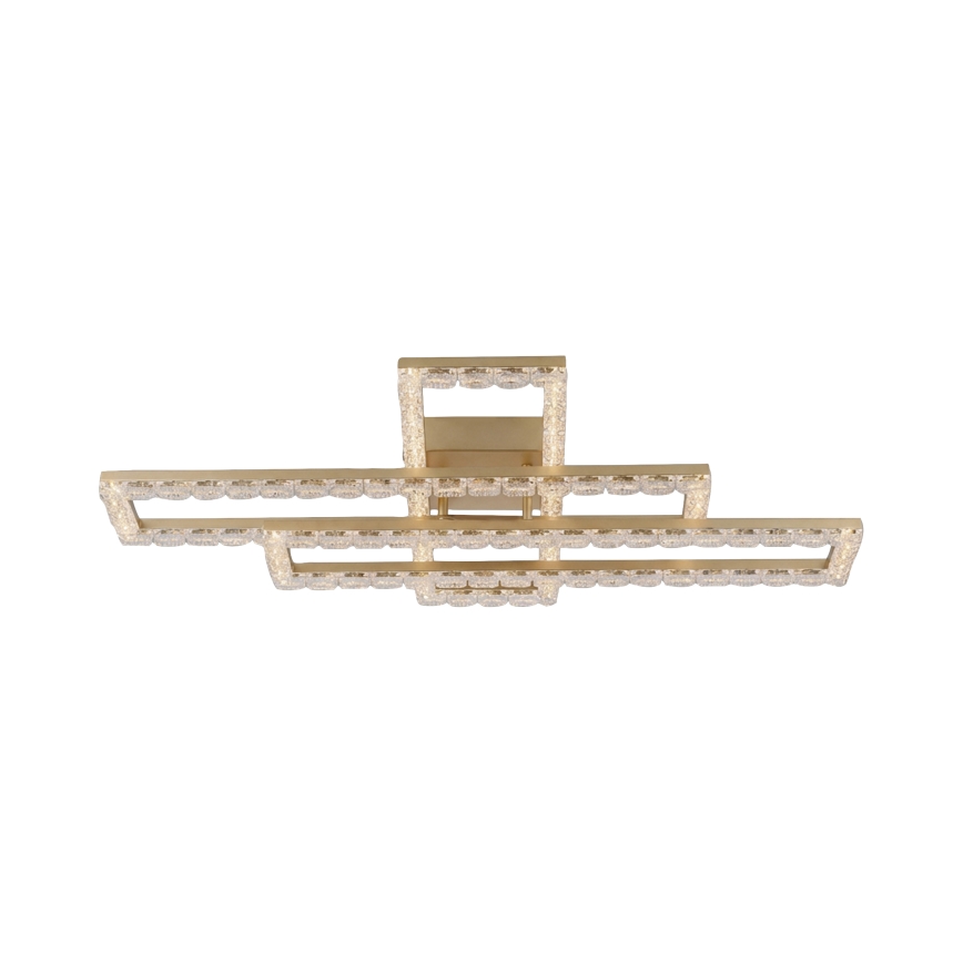 JUST LIGHT. 14733-60 - LED-kattovalaisin GLITRA LED/35W/230V 57,25x72,05 cm kultainen