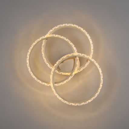 JUST LIGHT. 14734-60 - LED-kattovalaisin GLITRA LED/37W/230V halkaisija 50 cm kultainen
