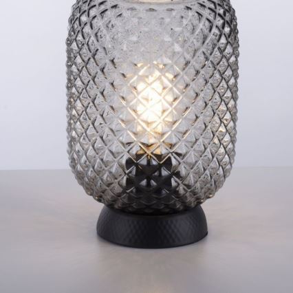 JUST LIGHT. 14906-18 - Pöytävalaisin REISHI 1xE27/40W/230V musta