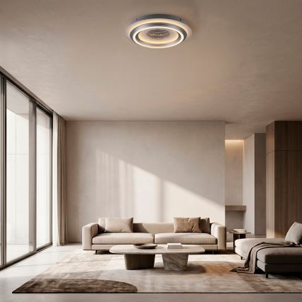 JUST LIGHT. 15089-21 - LED-katto­valaisin CICHIO LED/36W/230V, halkaisija 40 cm, mattakromi