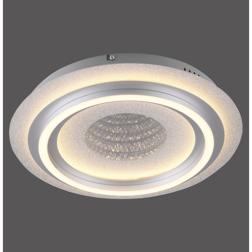 JUST LIGHT. 15089-21 - LED-katto­valaisin CICHIO LED/36W/230V, halkaisija 40 cm, mattakromi