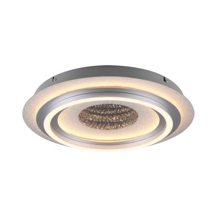JUST LIGHT. 15089-21 - LED-katto­valaisin CICHIO LED/36W/230V, halkaisija 40 cm, mattakromi