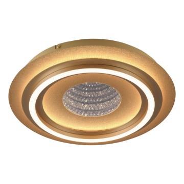 JUST LIGHT. 15089-60 - LED-kattovalaisin CICHIO LED/36W/230V, halkaisija 40 cm, kultainen