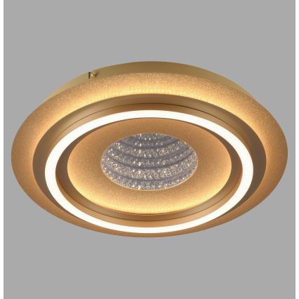 JUST LIGHT. 15089-60 - LED-kattovalaisin CICHIO LED/36W/230V, halkaisija 40 cm, kultainen