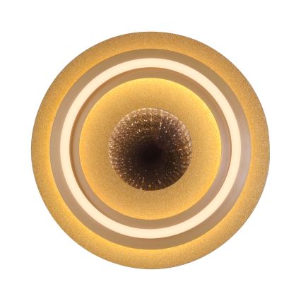 JUST LIGHT. 15089-60 - LED-kattovalaisin CICHIO LED/36W/230V, halkaisija 40 cm, kultainen