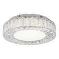 JUST LIGHT. 15221-17 - LED-kattovalaisin KULUNKA LED/32W/230V, halkaisija 37 cm, kiiltävä kromi