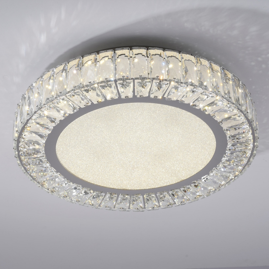 JUST LIGHT. 15222-17 - LED-kattovalaisin KULUNKA LED/46W/230V halkaisija 50 cm kiiltävä kromi