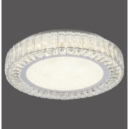 JUST LIGHT. 15222-17 - LED-kattovalaisin KULUNKA LED/46W/230V halkaisija 50 cm kiiltävä kromi