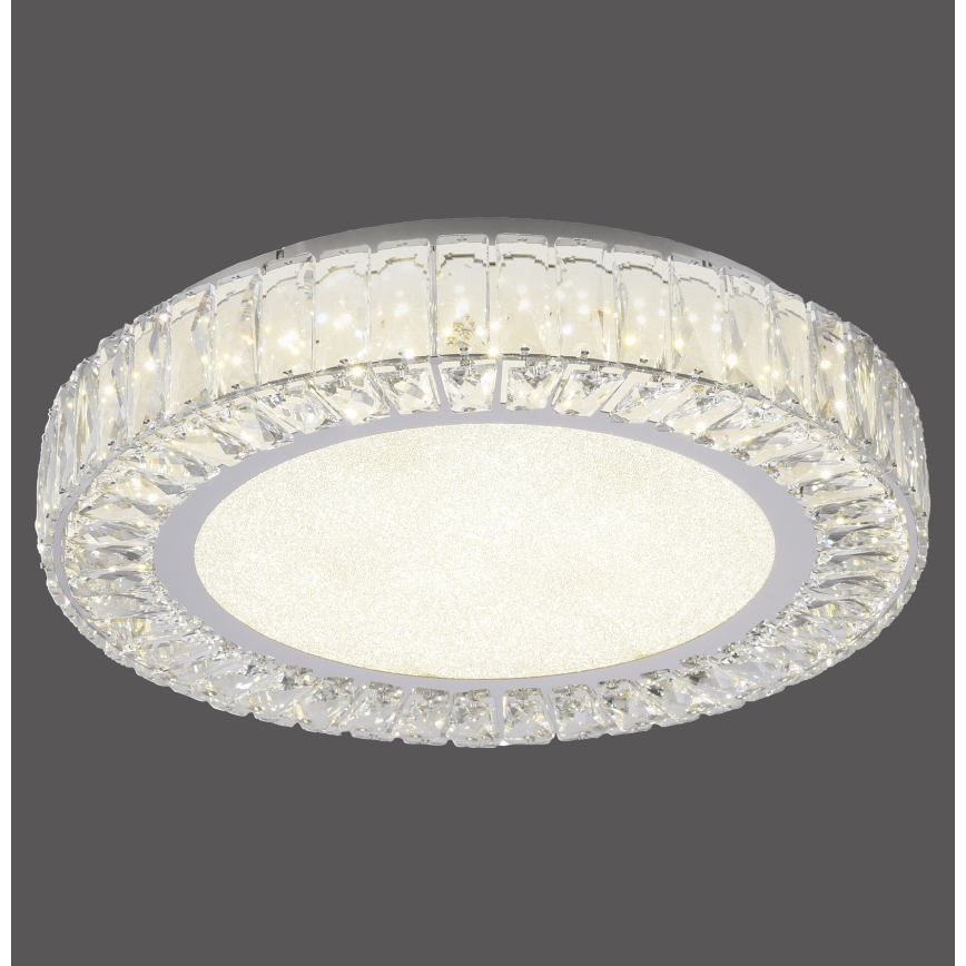 JUST LIGHT. 15222-17 - LED-kattovalaisin KULUNKA LED/46W/230V halkaisija 50 cm kiiltävä kromi