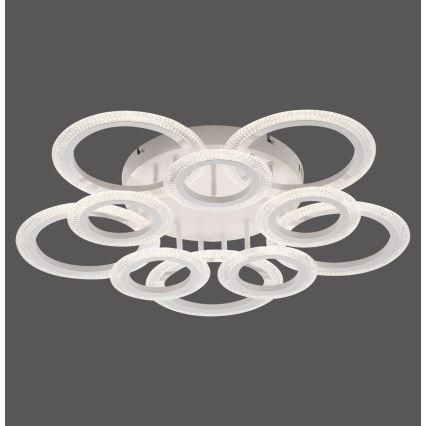 JUST LIGHT. 15268-16 - LED kattovalaisin CRYSTALLO LED/48,5W/230V halkaisija 68,6 cm valkoinen