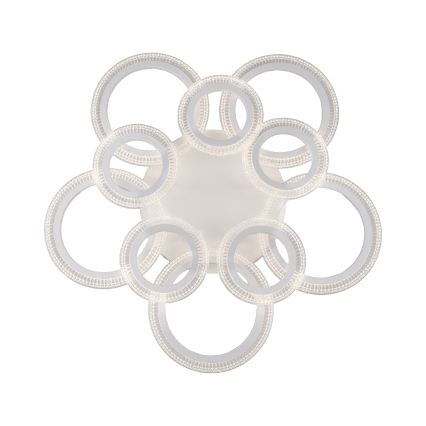 JUST LIGHT. 15268-16 - LED kattovalaisin CRYSTALLO LED/48,5W/230V halkaisija 68,6 cm valkoinen