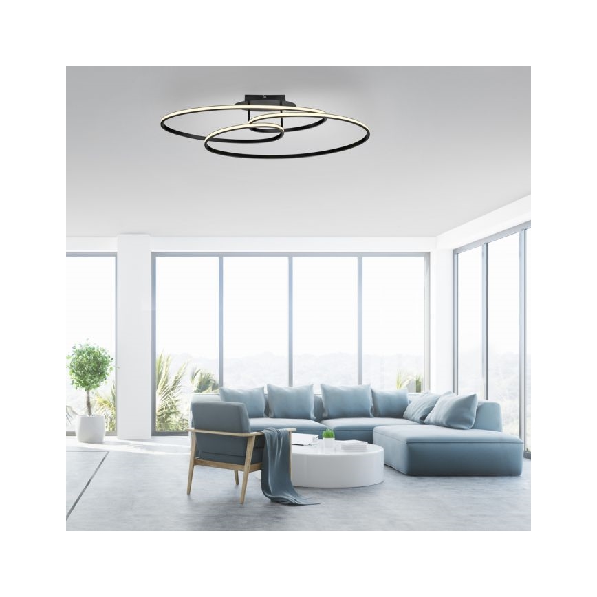 JUST LIGHT. 15321-18 - LED-kattovalaisin LUMACA LED/33W/230V musta