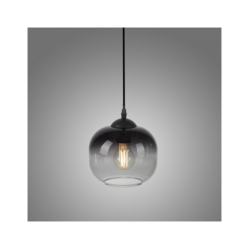 JUST LIGHT. 15420-18 - Kattokruunu johdossa ZEA 1xE27/25W/230V musta