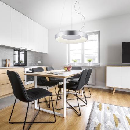 JUST LIGHT. 17075-21 - Himmennettävä LED-kattokruunu johdossa KETO ANIKA LED/26,5W/230V 2700-5000K + kauko-ohjaus