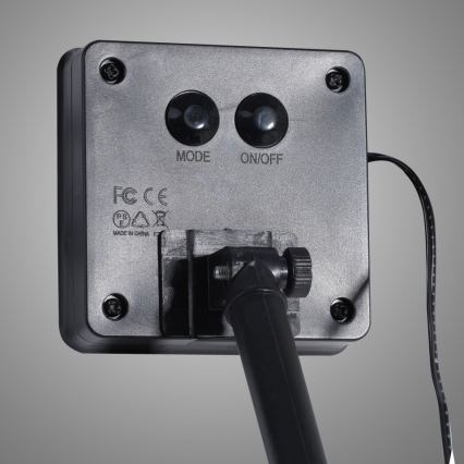 JUST LIGHT. 19971-18 - LED RGB -aurinkonauha TEANIA, LED/3,7V, 5 m, 1200 mAh, IP44, musta