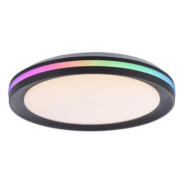 JUST LIGHT. 7509018 - LED RGBW himmennettävä kattovalaisin GANGES LED/24W/230V 2700-5000K + kaukosäädin