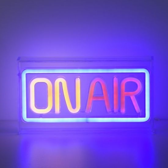JUST LIGHT. 85013-70 - LED Neon pöytä koriste NEON LED/4W/5V On Air
