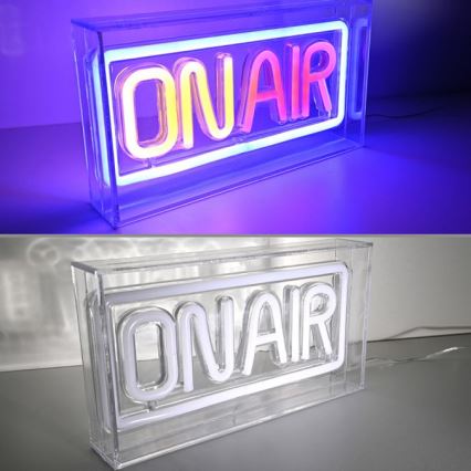 JUST LIGHT. 85013-70 - LED Neon pöytä koriste NEON LED/4W/5V On Air