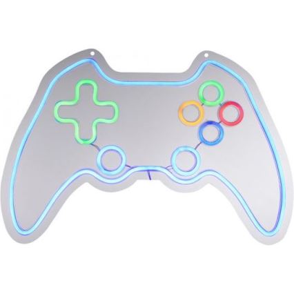 JUST LIGHT. 85022-70 - LED-neoninen seinäkoriste NEON LED/6,5W/5V peliteemainen