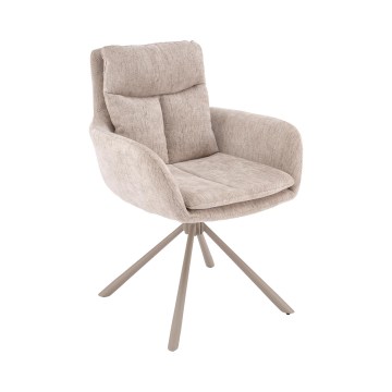 Kääntyvä ruokatuoli HALSA, 1 kpl, beige