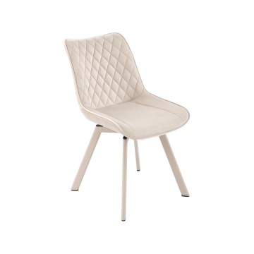 Kääntyvä ruokatuoli OMBRA, 1 kpl, kerma